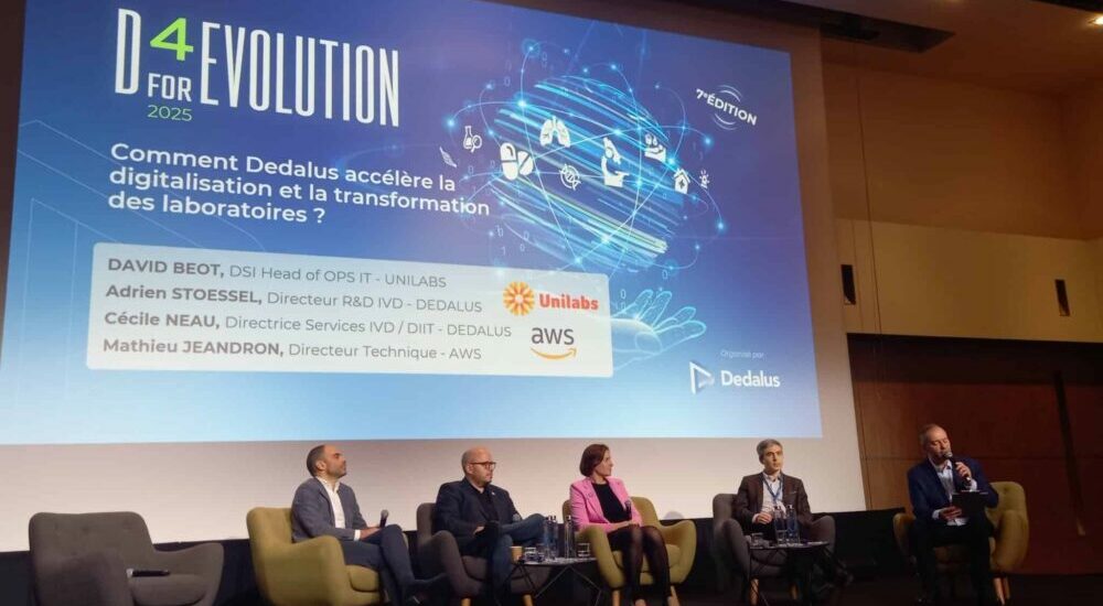 Conférence de Dedalus avec ses partenaires AWS et Unilabs